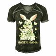 Rabbit Mum Design Cute Bunny Outfit For Girls Gift For Women Men's Short Sleeve V-neck 3D Print Retro Tshirt Forest