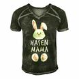 Rabbit Mum Family Partner Look Easter Bunny Gift Easter Gift For Womens Gift For Women Men's Short Sleeve V-neck 3D Print Retro Tshirt Forest