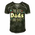 The Best Dads Are Bald Alopecia Awareness And Bald Daddy Gift For Mens Gift For Women Men's Short Sleeve V-neck 3D Print Retro Tshirt Forest