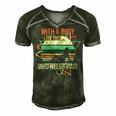 With A Body Like This Who Needs Hair Retro Bald Dad Gift For Womens Gift For Women Men's Short Sleeve V-neck 3D Print Retro Tshirt Forest
