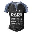 Alabama Dad Saying Home State Men's Henley Raglan T-Shirt Black Blue
