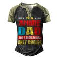 Anime Dad Like A Regular Dad Only Cooler Otaku Fathers Day Men's Henley Raglan T-Shirt Black Forest