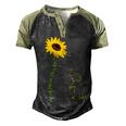 Best Mouse Mom Ever Sunflower Mouse Mama Mouse Mouse Men's Henley Raglan T-Shirt Black Forest