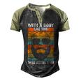 With A Body Like This Who Needs Hair Fathers Day Bald Dad Men's Henley Raglan T-Shirt Black Forest