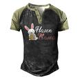 Rabbit Mum Easter Rabbit Mum Rabbit Men's Henley Raglan T-Shirt Black Forest