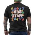 2022 Vacation Bible School Colorful Vbs Staff Mens Back Print T-shirt