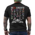2024 Formula Racing Track Formula Car Formula Race Fan Men's T-shirt Back Print