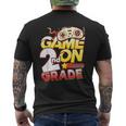 2Nd Grade Teacher & Student - Game On Video Controller Gifts For Teacher Funny Gifts Mens Back Print T-shirt