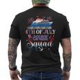 4Th Of July Cruise Squad 2023 Patriotic American Mens Back Print T-shirt