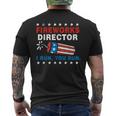 4Th Of July Fireworks Director I Run You Run Mens Back Print T-shirt