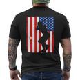 4Th Of July Patriotic Baseball Men Usa American Flag Boys Men's Crewneck Short Sleeve Back Print T-shirt