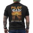 Airplane Pilot For Men Women Funny Saying Pilot Dad Mens Back Print T-shirt