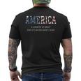 America A Country So Great Even Its Haters Wont Leave Mens Back Print T-shirt