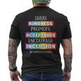 Anti Bullying Support Choose Kind & Stop Bullying Unity Day Men's T-shirt Back Print