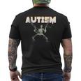 Autism Skeleton Meme Men's T-shirt Back Print