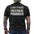 Awesome Theatrical Producer Men's T-shirt Back Print