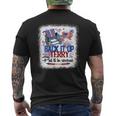 Back It Up Terry Put It In Reverse Funny 4Th Of July Us Flag 1 Mens Back Print T-shirt