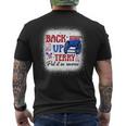 Back Up Terry Put It In Reverse 4Th Of July American Flag 1 Mens Back Print T-shirt