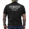 Bad Puns Thats How Eye Roll Funny Dad Joke - Bad Puns Thats How Eye Roll Funny Dad Joke Mens Back Print T-shirt