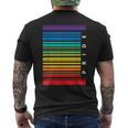 Barcode Gay Pride LgbtLesbian Bisexual Flag Gifts Mens Back Print T-shirt