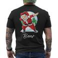 Bear Name Gift Santa Bear Mens Back Print T-shirt