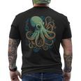 Beautiful Octopus Ocean Animal Lover Artistic Graphic Mens Back Print T-shirt