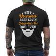 Beer Best Bearded Beer Lovin Scottish Terrier Dad Funny Mens Back Print T-shirt