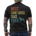 Best Cane Corso Dad Ever Dog Daddy Fathers Day Mens Back Print T-shirt