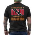 The Best Dad Was Born In Trinidad And Tobago Men's Back Print T-shirt