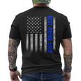Best Papaw Ever Us Amarican Flag Dad Grandpa Fathers Day Men's Back Print T-shirt