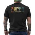 Best Poppy By Par Fathers Day Golf Golfer Men's Back Print T-shirt