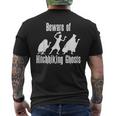 Beware Of Hitchhiking Ghosts Halloween Men's T-shirt Back Print