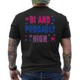 Bi And Probably High Bisexual Pothead Weed Weed Lovers Men's Back Print T-shirt