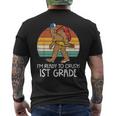 Bigfoot Sasquatch Ready To Crush 1St Grade First Day School Mens Back Print T-shirt