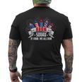 Boom Squad Firework Director 4Th Of July I Run You Run Mens Back Print T-shirt