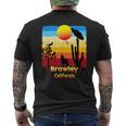 Brawley California Coyote Sunset Ca Desert Men's T-shirt Back Print