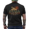 Out Of Breath Hiking Society Mens Back Print T-shirt