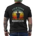 Calm Down Ive Done This On A Mannequin Funny Mens Back Print T-shirt
