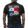 Camiseta Panama Panamanian Flag Dna Panameño Que Xopa Mens Back Print T-shirt