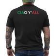 Ciao Yall Italian Slang Italian Saying Mens Back Print T-shirt