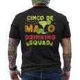 Cinco De Mayo Drinking Squad Cinco De Mayo Fiesta Party Mens Back Print T-shirt