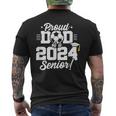 Class Of 2024 Senior Year Soccer Dad Senior 2024 Men's T-shirt Back Print