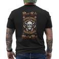 Classic Rock Style And Skull Theme For Rock Summer Mens Back Print T-shirt