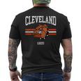 Cleveland Retro Vintage Classic Ohio Men's T-shirt Back Print