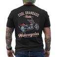 Cool Grandads Ride Motorcycles Grandad Biker Motorbike Mens Back Print T-shirt