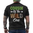 Cousin Of The Wild One Zoo Animal Birthday Safari Jungle Mens Back Print T-shirt