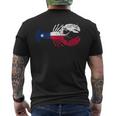 Crawfish Texas Seafood Shellfish Cajun Star Southern Food Mens Back Print T-shirt