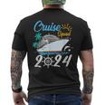 Cruise Squad 2024 Family Vacation Matching Family Group Men's T-shirt Back Print