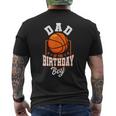 Dad Of The Birthday Boy Basketball Theme Bday Party Mens Dad Mens Back Print T-shirt