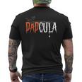 Dadcula Halloween Daddy Father Dracula Men's T-shirt Back Print